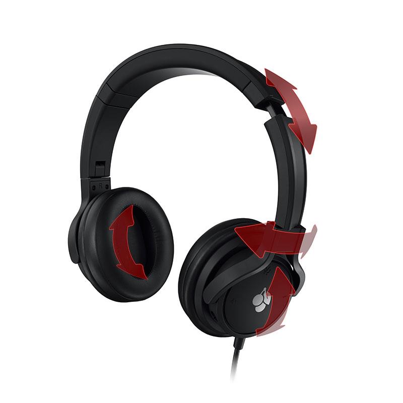 CHERRY JA-2200 Headset Bedraad Hoofdband Gamen Zwart