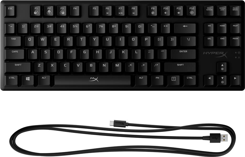 HyperX Alloy Origins Core - mechanisch gamingtoetsenbord - HX Aqua (US-indeling)