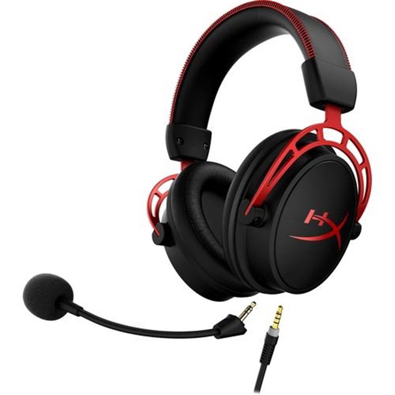 HP HyperX Cloud Alpha Headset Bedraad Hoofdband Gamen Zwart Rood