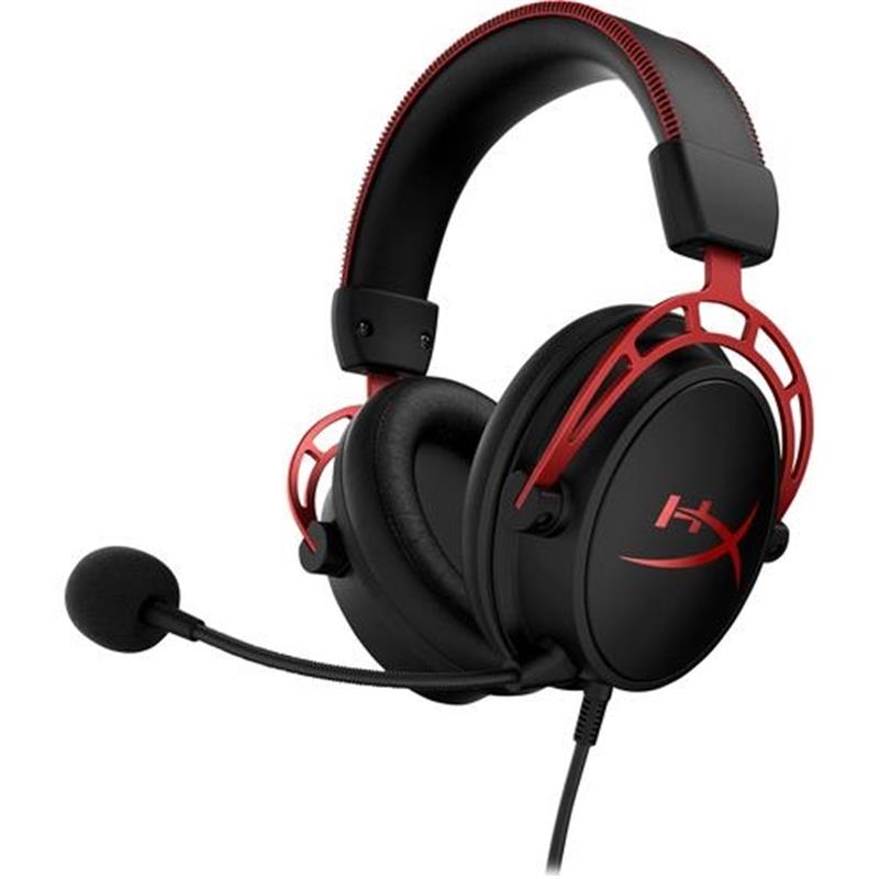 HP HyperX Cloud Alpha Headset Bedraad Hoofdband Gamen Zwart Rood