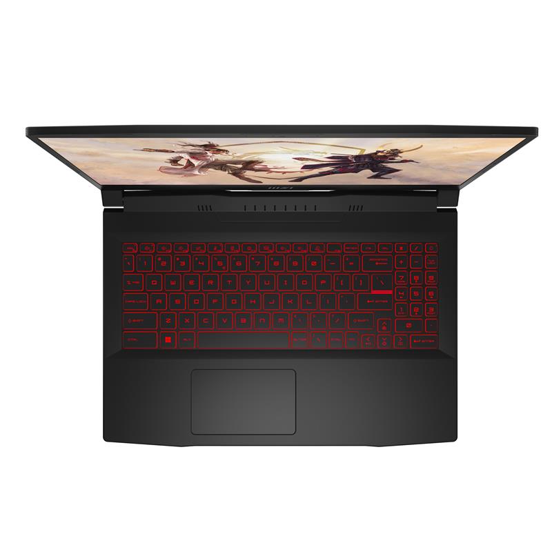 MSI Gaming GF66 12UC-005NL Katana i7-12700H Notebook 39,6 cm (15.6"") Full HD Intel® Core™ i7 16 GB DDR4-SDRAM 512 GB SSD NVIDIA GeForce RTX 3050 Wi-F