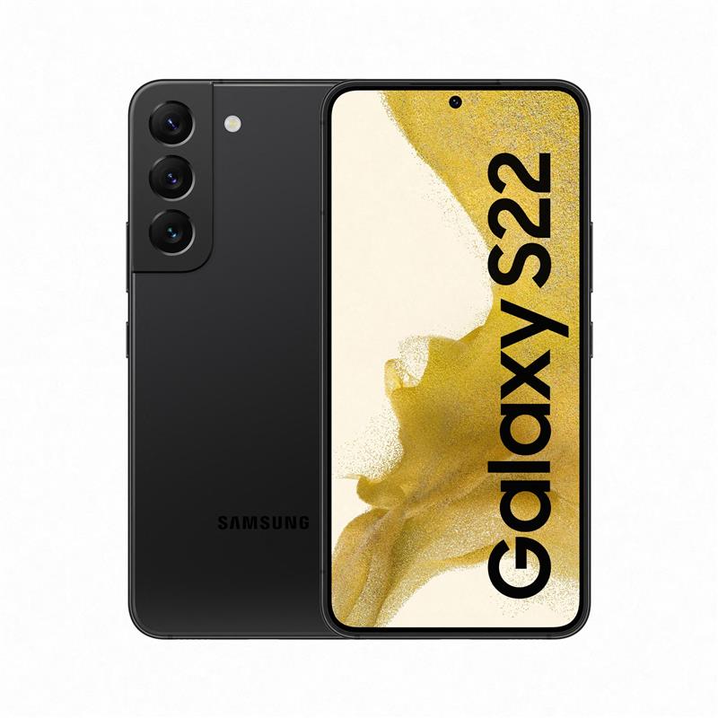 Samsung Galaxy S22 SM-S901B 15,5 cm (6.1"") Dual SIM Android 12 5G USB Type-C 8 GB 256 GB 3700 mAh Zwart