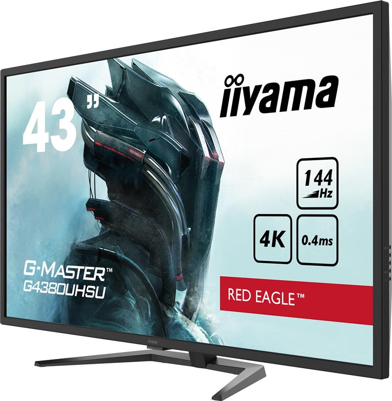 iiyama G-MASTER G4380UHSU-B1 computer monitor 108 cm (42.5"") 3840 x 2160 Pixels 4K Ultra HD LED Zwart