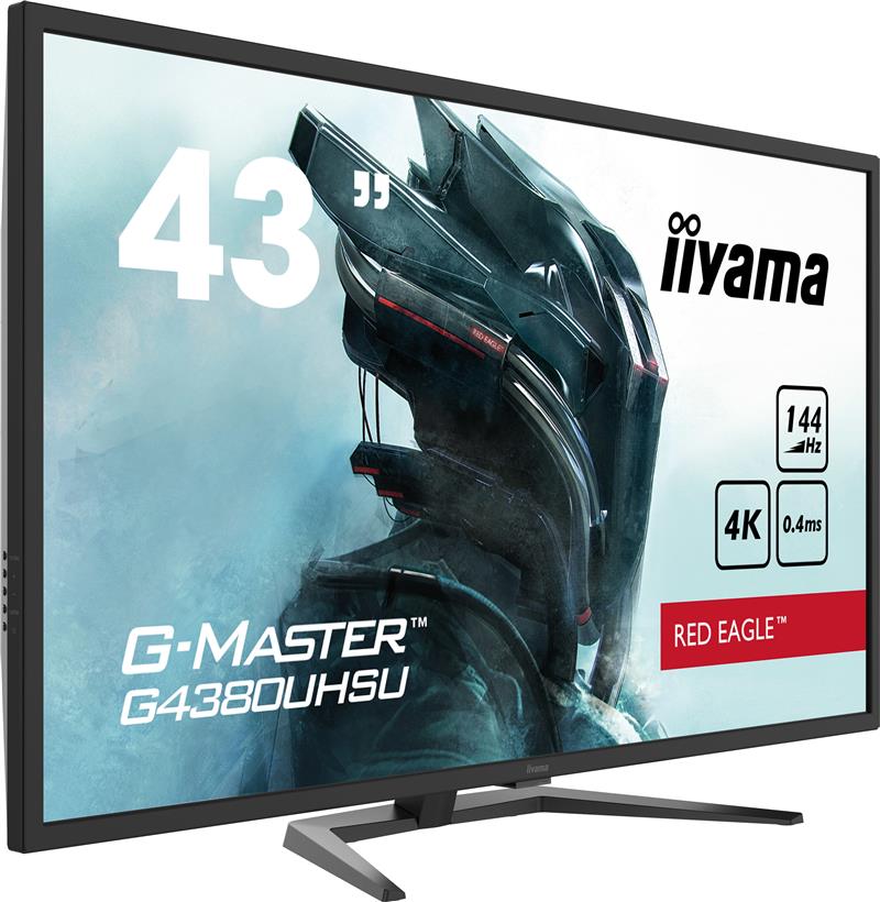 iiyama G-MASTER G4380UHSU-B1 computer monitor 108 cm (42.5"") 3840 x 2160 Pixels 4K Ultra HD LED Zwart