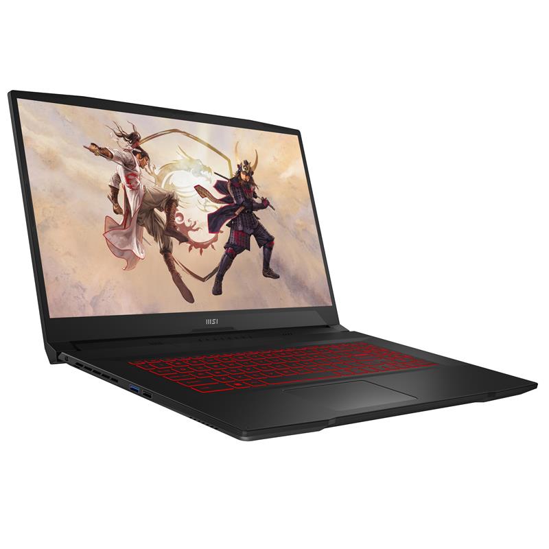 MSI Gaming GF76 12UGS-009NL Katana Laptop 43,9 cm (17.3"") Full HD Intel® Core™ i7 i7-12700H 16 GB DDR4-SDRAM 1 TB SSD NVIDIA GeForce RTX 3070 Ti Wi-F