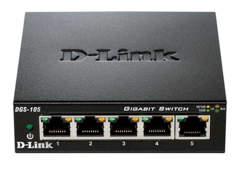 D-Link DGS-105 Zwart