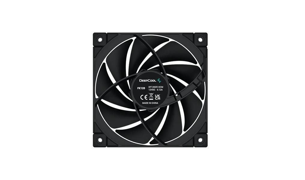 DeepCool FK120 Processor Ventilator 12 cm Zwart 1 stuk(s)