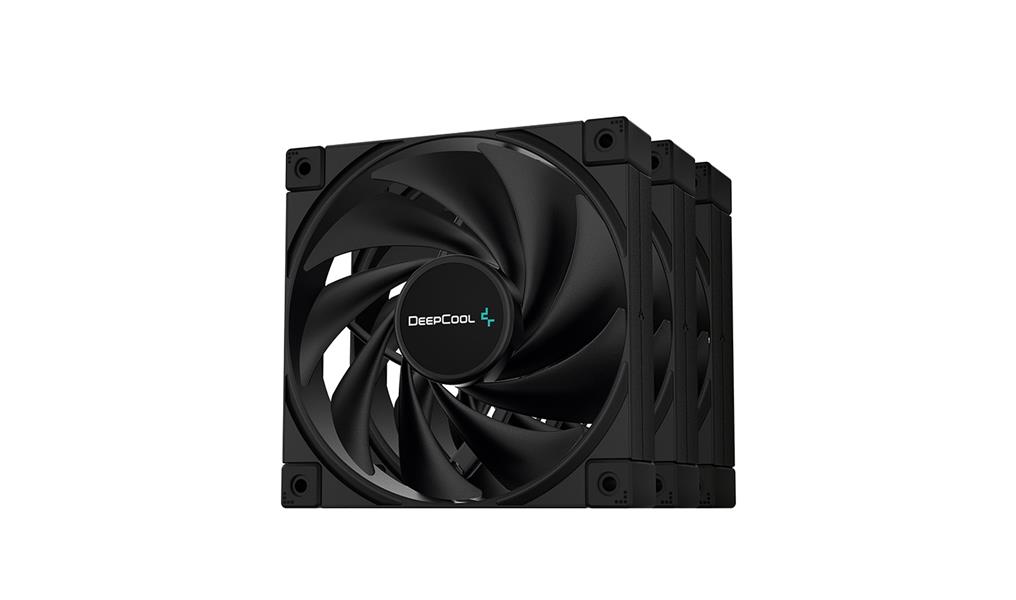 DeepCool FK120-3 in 1 Processor Ventilator 12 cm Zwart 3 stuk(s)