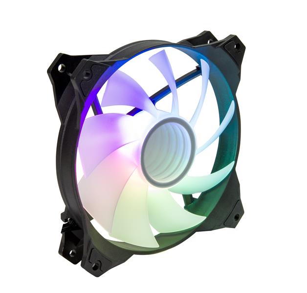 Zalman ZM-IF120 3pack+ ZM-4PALC controller 120mm Milky White aRGB Fan infinity effect Computer behuizing Ventilator 12 cm Zwart