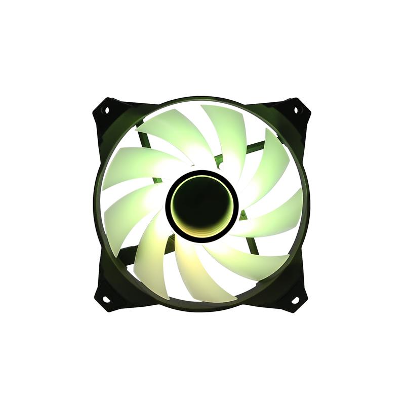 Zalman ZM-IF120 120mm Milky White aRGB Fan infinity effect 1.200 RPM 21.0dB A 55.2CFM Computer behuizing Ventilator 12 cm