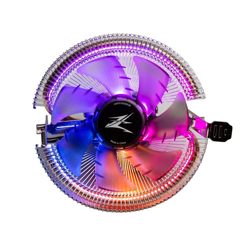 Zalman CNPS7600 RGB Low profile Flower Heat Sink CPU Cooler TDP 95W 92mm FAN pwm Processor Luchtkoeler 9,2 cm