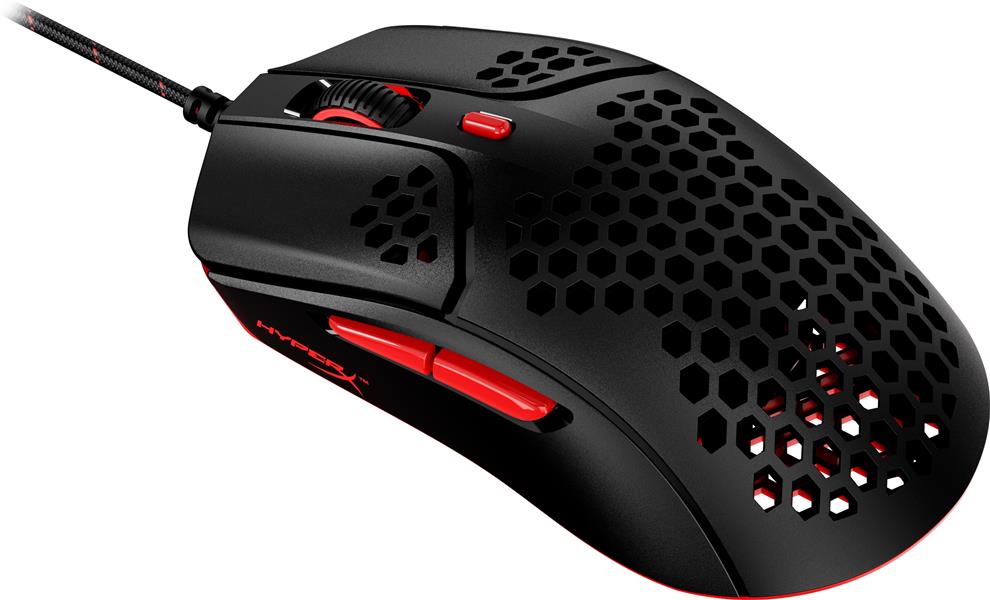 HyperX Pulsefire Haste Gaming muis (zwart-rood)