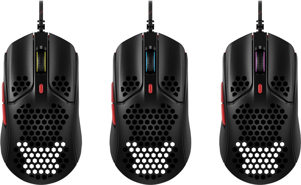 HyperX Pulsefire Haste Gaming muis (zwart-rood)