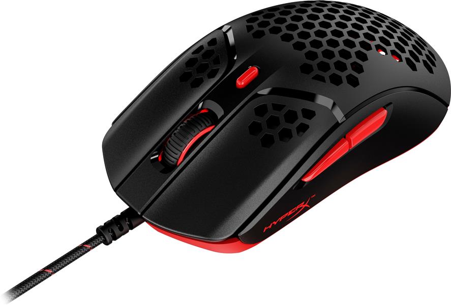 HyperX Pulsefire Haste Gaming muis (zwart-rood)