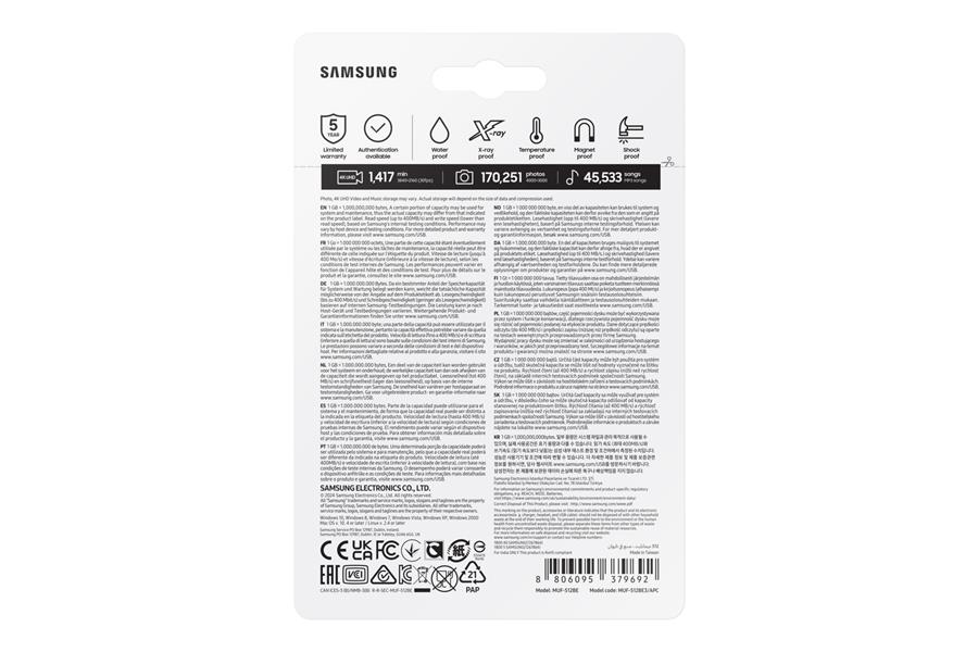 Samsung BAR Plus USB Stick Silver