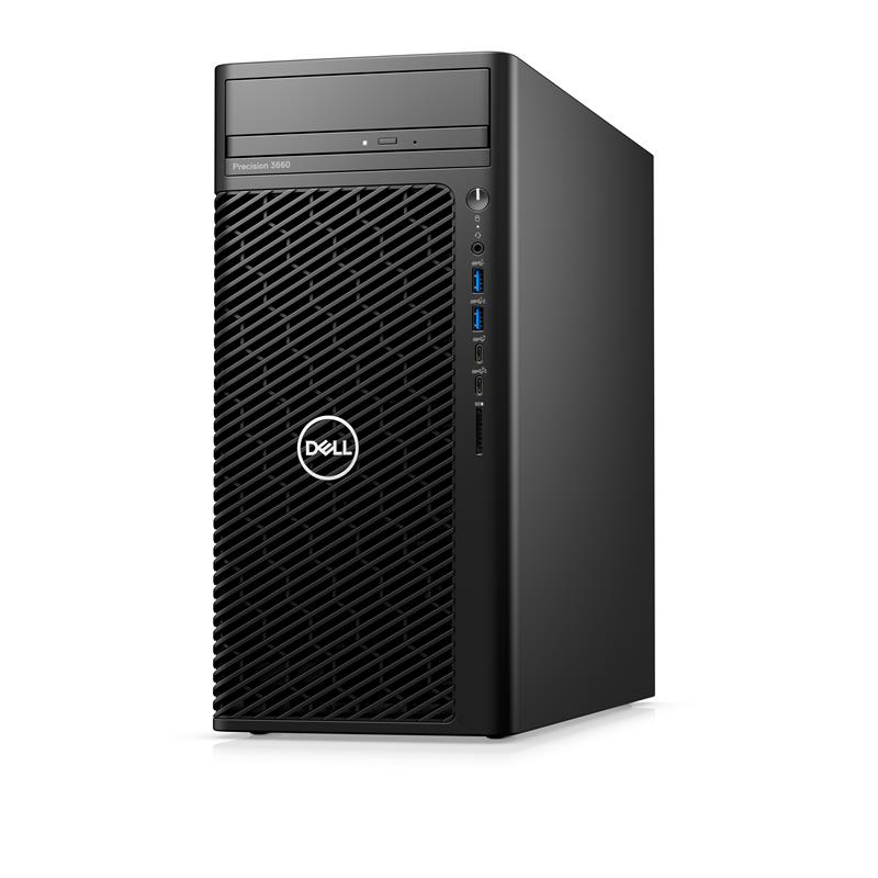 DELL Precision 3660 i5-12500 Tower Intel® Core™ i5 16 GB DDR5-SDRAM 512 GB SSD Windows 10 Pro Workstation Zwart