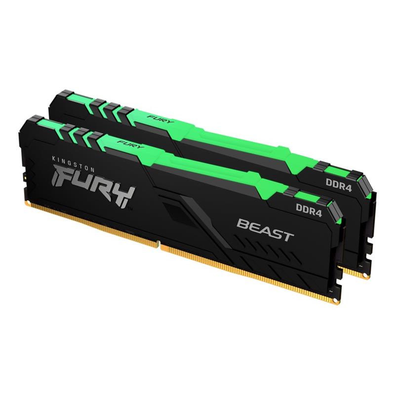 MEM Kingston Fury Beast 16GB DDR4 DIMM 3200MHz / GAMING / RGB