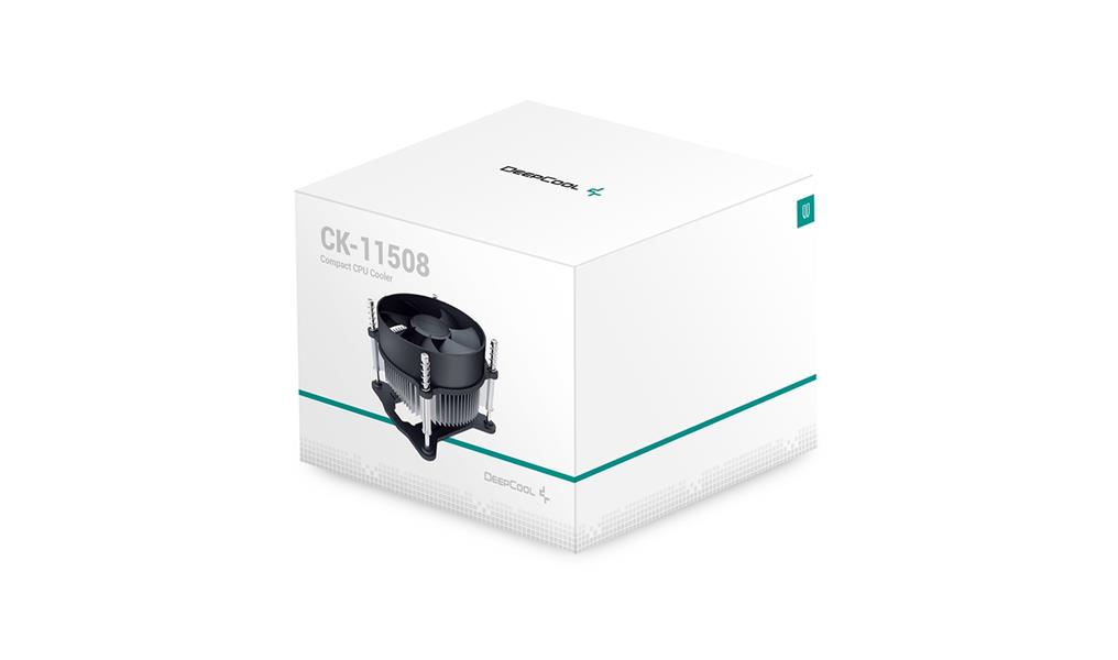 DeepCool CK-11508 Processor Luchtkoeler 9,2 cm Aluminium, Zwart 1 stuk(s)