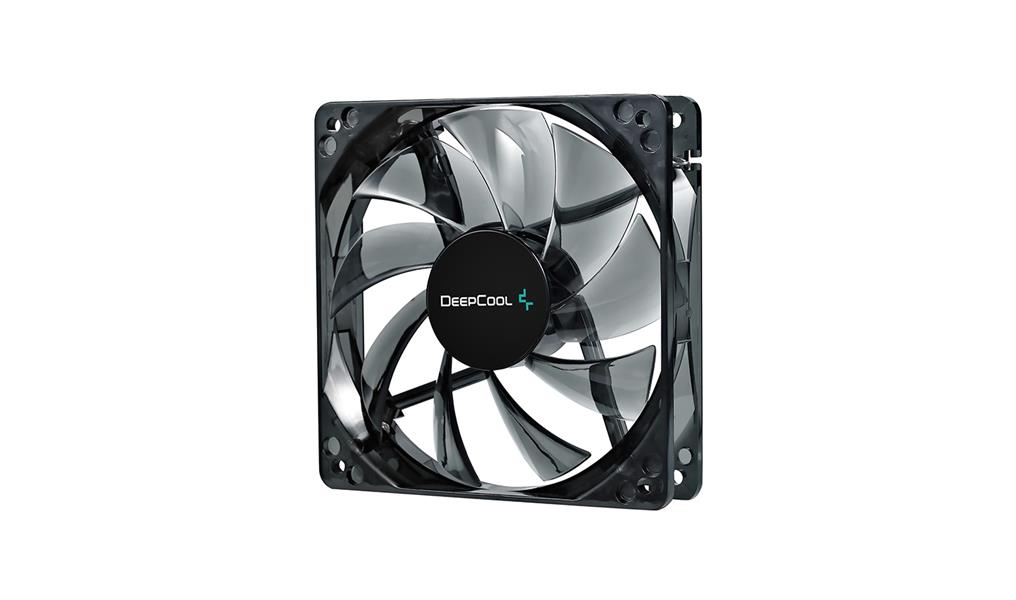 DeepCool TF120S White 120mm High Performance PWM Fan Hydro Bearing High Airflow High Static Pressure Low Noise L S P Cable