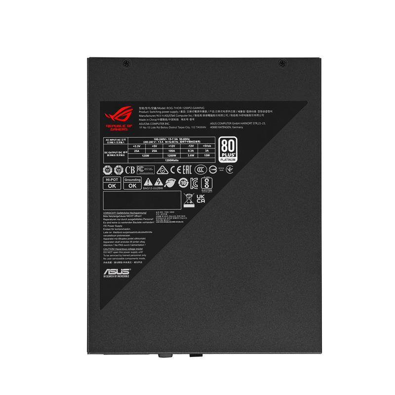ASUS ROG THOR 1200W Platinum II PSU