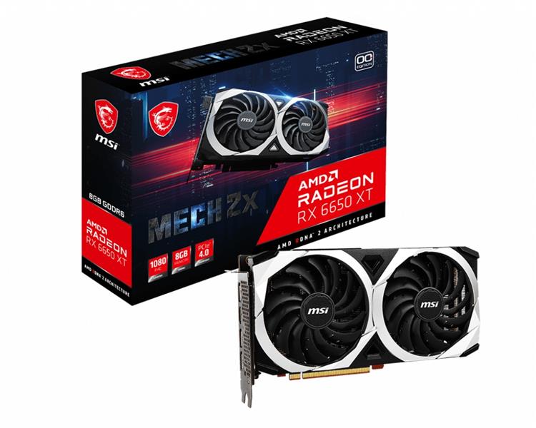 MSI MECH Radeon RX 6650 XT 2X 8G OC AMD 8 GB GDDR6