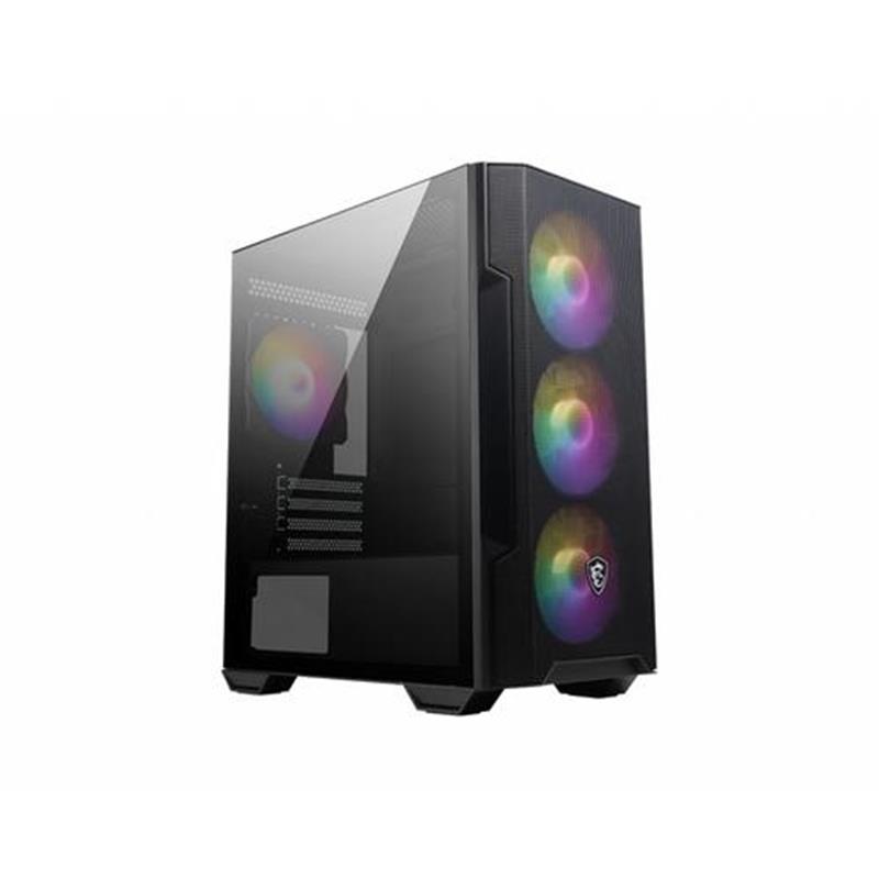 MSI computerbehuizing Midi Tower Zwart Transparant