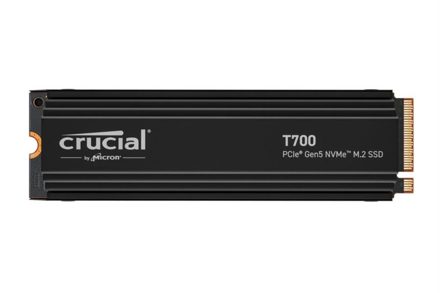 Crucial T700 4TB M.2 NVMe SSD - 12.400 MB/s Heatsink