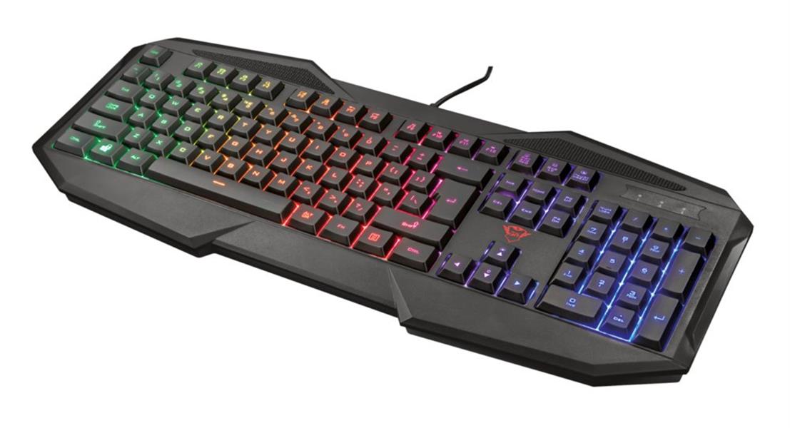 Trust GXT 830 Avonn - Gaming Toetsenbord - Qwerty - Zwart