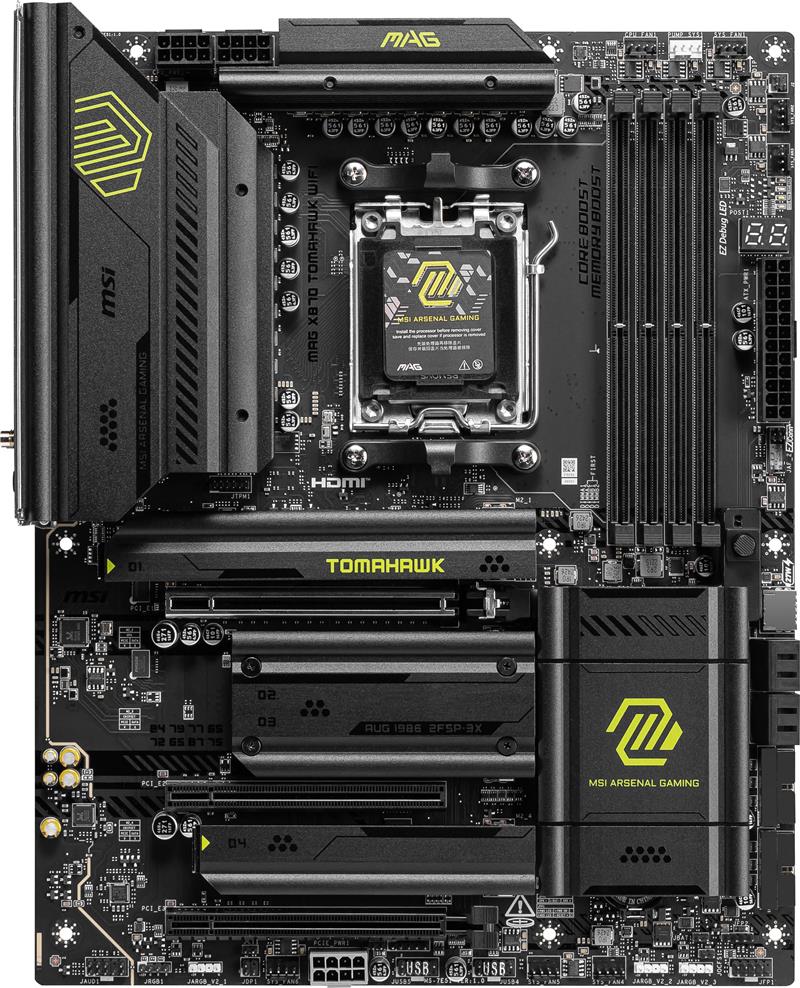 MSI MAG X870 TOMAHAWK WIFI moederbord AMD X870 Socket AM5 ATX