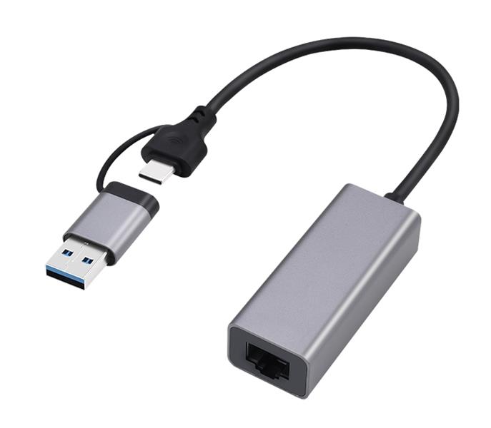 USB 2 5G Gigabit netwerk adapter space grey