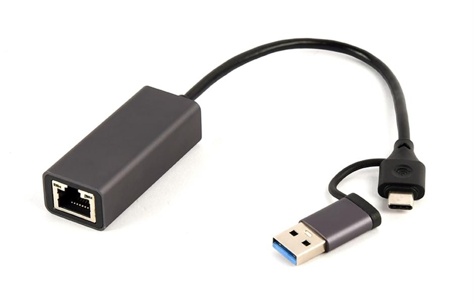 USB 2 5G Gigabit netwerk adapter space grey