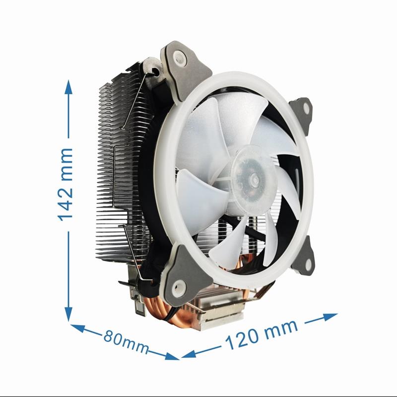 CPU koelventilator 12 cm 150 W 4 pin