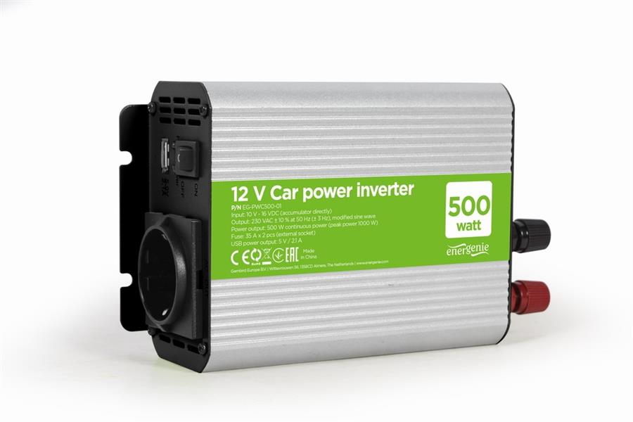 Omvormer voor in de auto 500 W