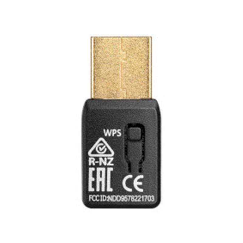 Draadloze USB-Adapter AC1200 Wi-Fi Zwart