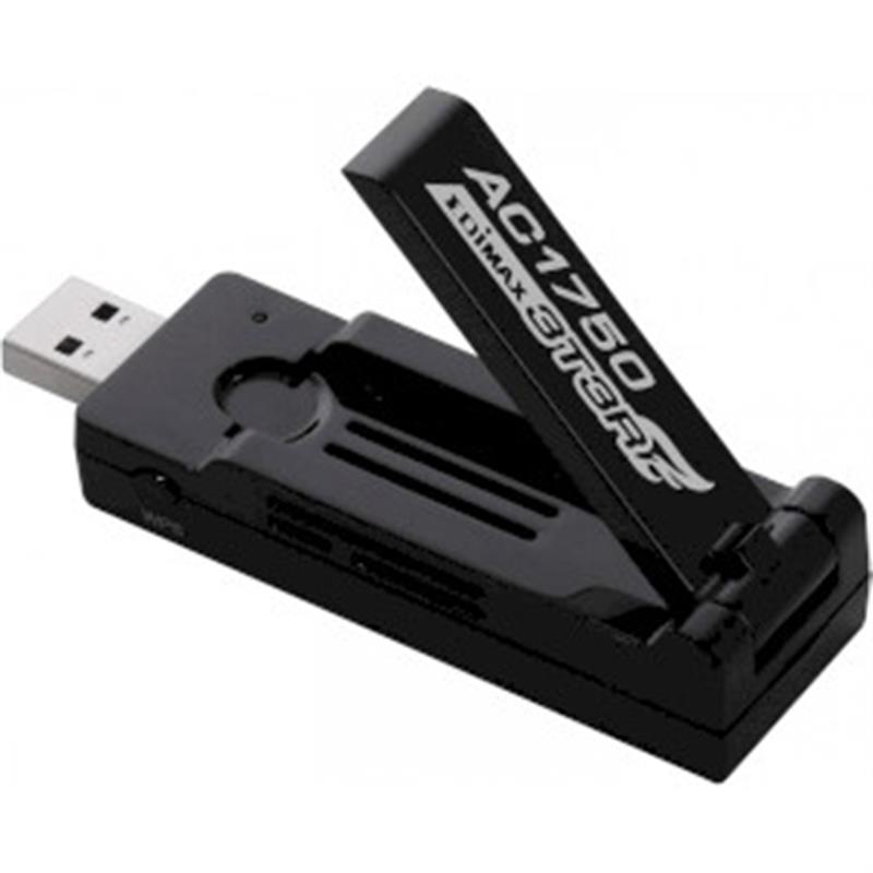 Draadloze USB-Adapter AC1200 Wi-Fi Zwart