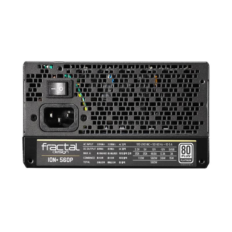 Fractal Design ION 560P 560W Fully Modular Power Supply EU Cord