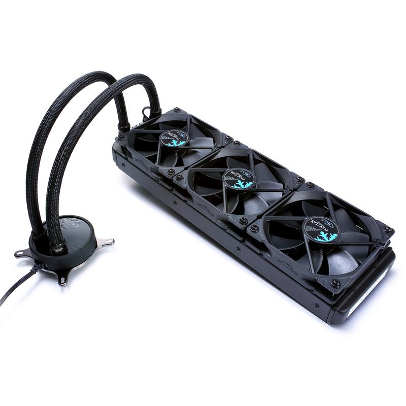 Fractal Design Celsius S36 Water Cooling Unit Blackout black fan blades AIO 360mm 3x120mm PWM Fan Standard G 1 4 Thread LGA1700 and AM5 compatible