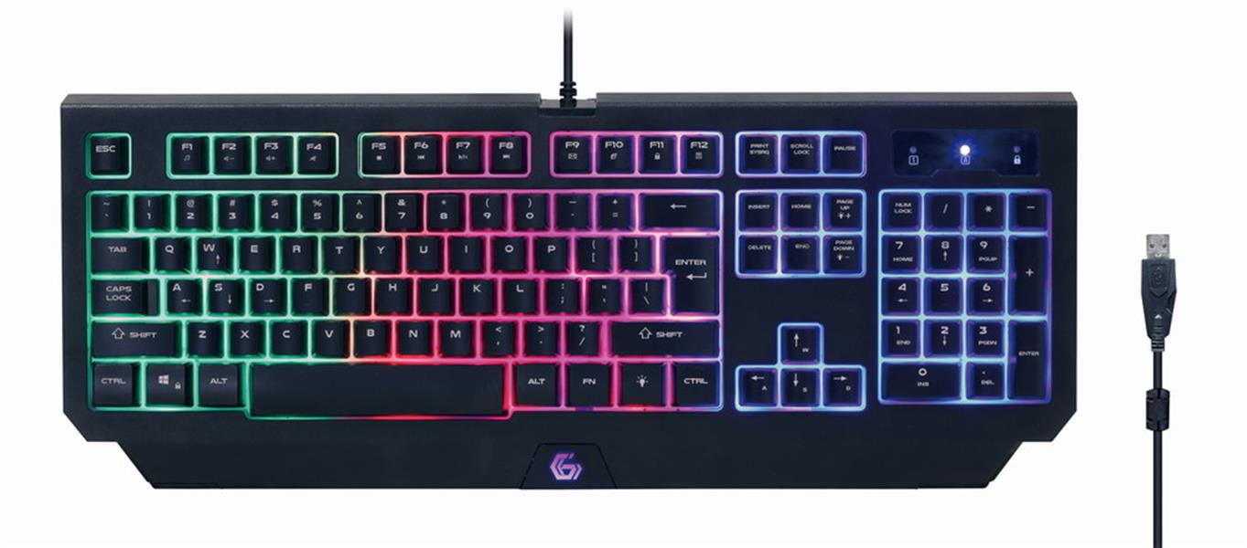 Gembird 4-in-1 backlight gaming kit Phantom