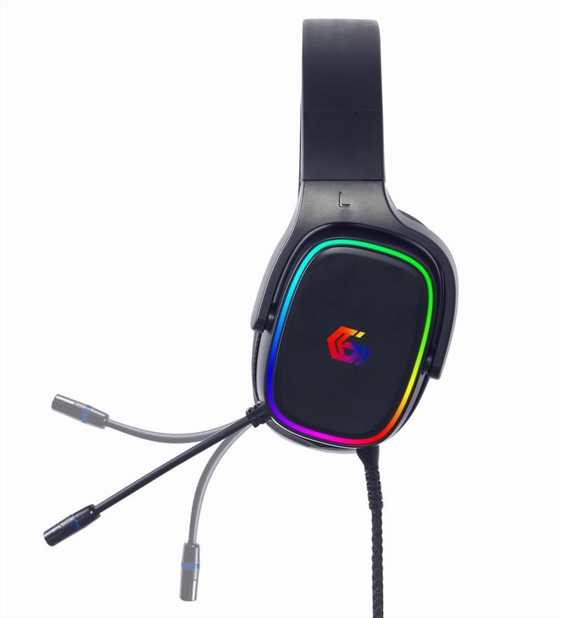 USB 7 1 Surround Gaming Headset met RGB-lichteffect