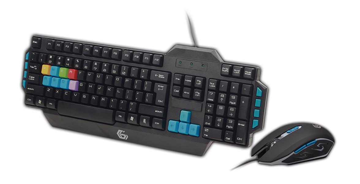 USB Gaming desktopset Duitse QWERTZ layout