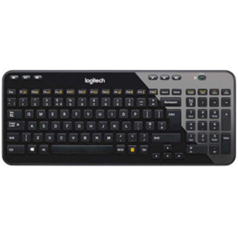 Logitech K360 toetsenbord RF Draadloos QWERTY Nederlands Zwart