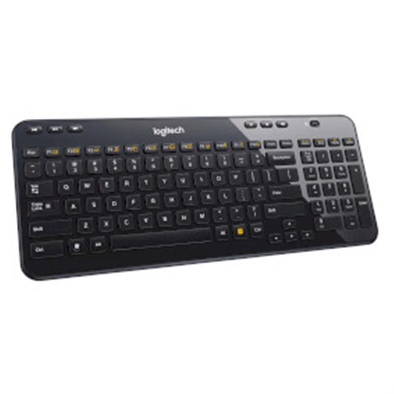 Logitech K360 toetsenbord RF Draadloos QWERTY Nederlands Zwart