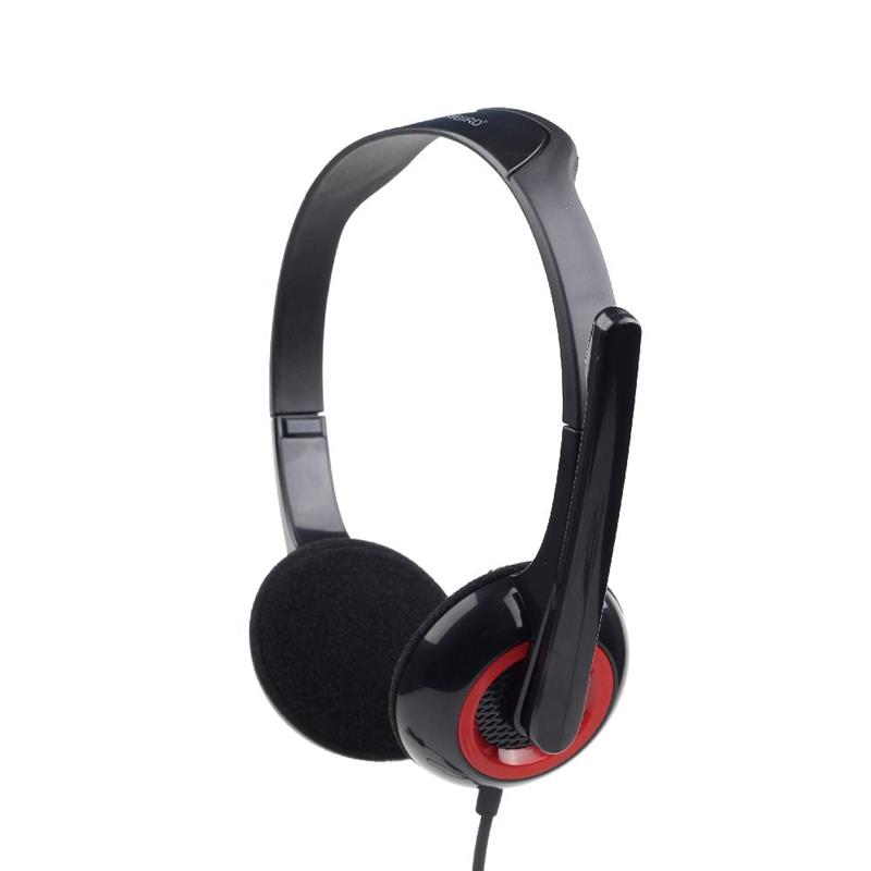 Headset zwart-rood