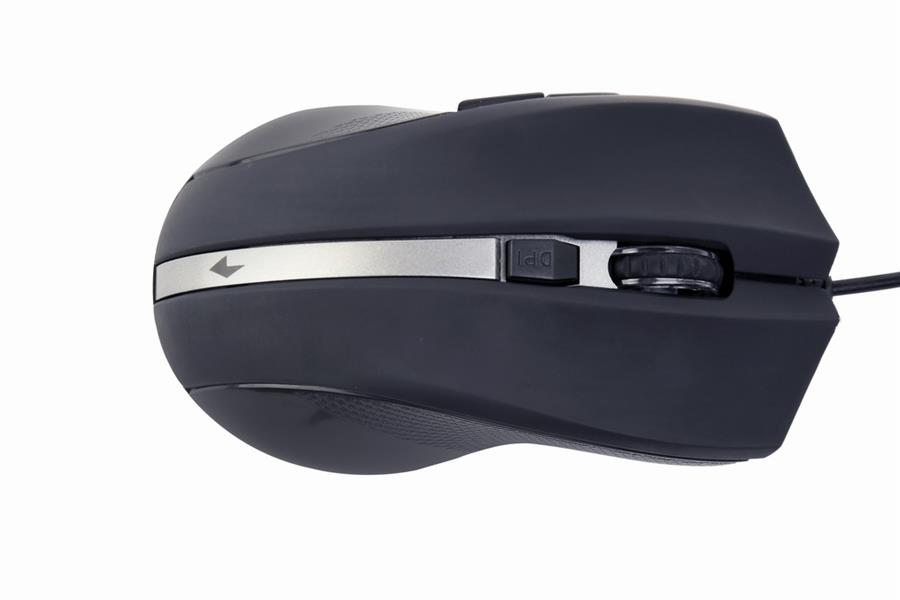 6-knops G-Laser muis USB zwart