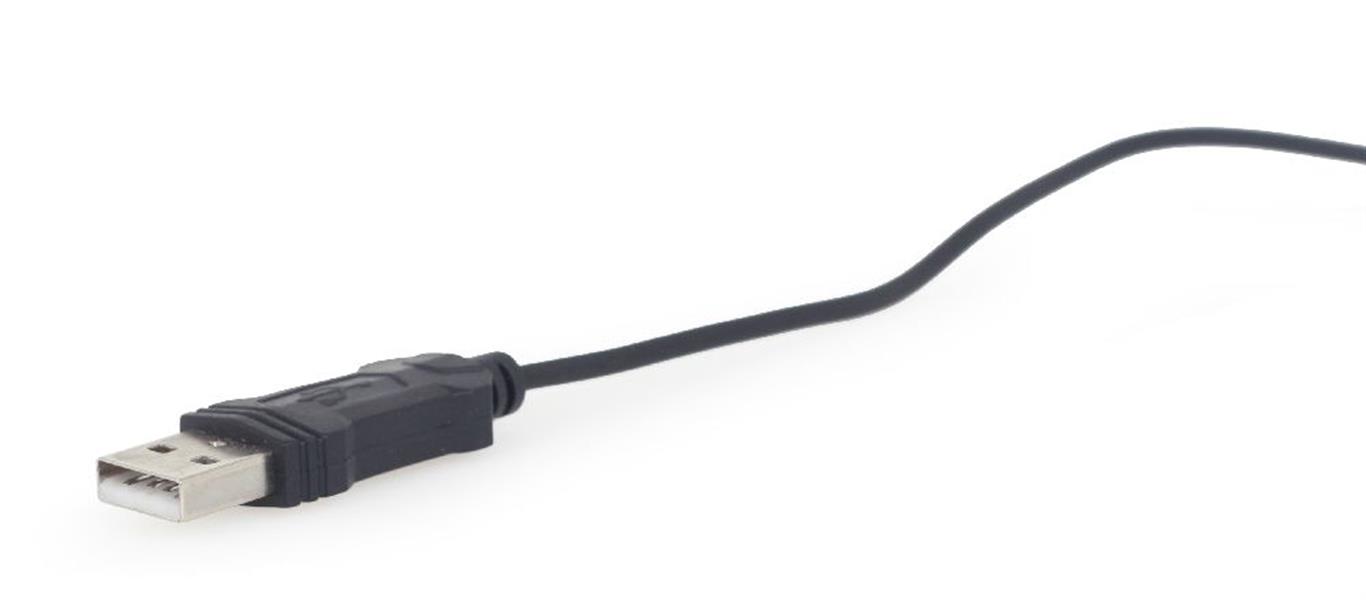 Gembird Gaming muis USB programmeerbaar 1200 - 3200 dpi instelbaar 7 color RGB led *USBAM