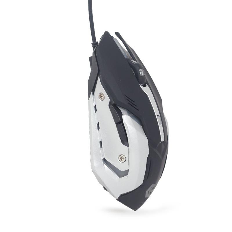 Gembird Gaming muis USB programmeerbaar 1200 - 3200 dpi instelbaar 7 color RGB led *USBAM