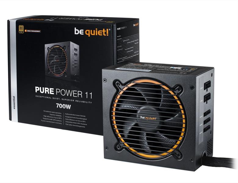 be quiet! Pure Power 11 700W CM power supply unit 20+4 pin ATX ATX Zwart