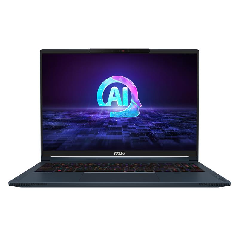 MSI Stealth 16 AI Studio A1VGG-019NL Laptop 40,6 cm (16"") Quad HD+ Intel Core Ultra 9 185H 32 GB DDR5-SDRAM 2 TB SSD NVIDIA GeForce RTX 4070 Wi-Fi 7 