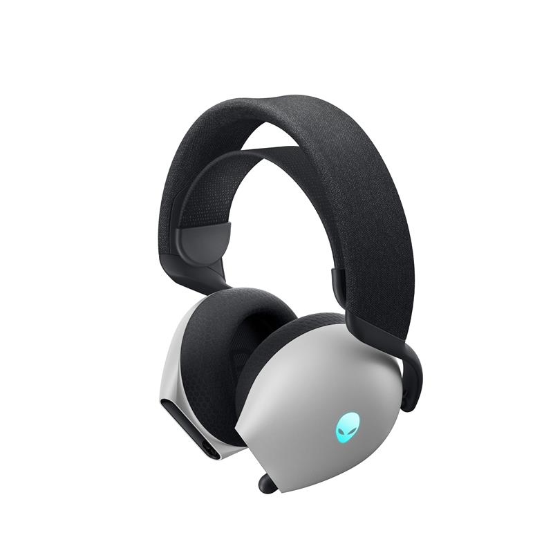 Alienware AW720H Headset Bedraad en draadloos Hoofdband Gamen USB Type-C Zwart, Wit