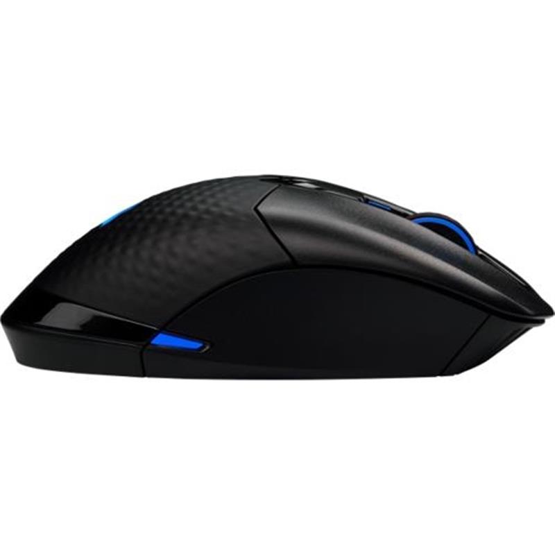 Corsair DARK CORE RGB PRO muis RF Wireless Bluetooth USB Type-A Optisch 18000 DPI Rechtshandig